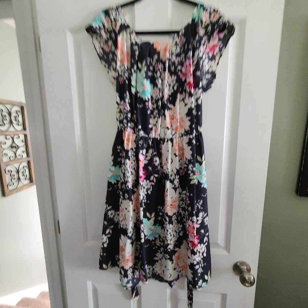 Womans floral dress